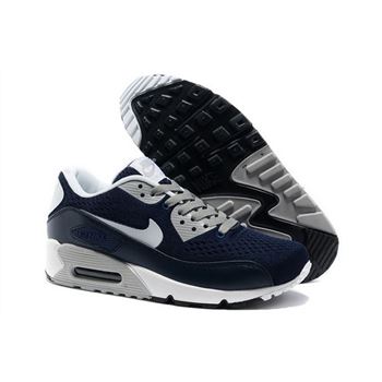 Nike Air Max 90 Prm Em Men Dark Blue And Gray Sports Shoes